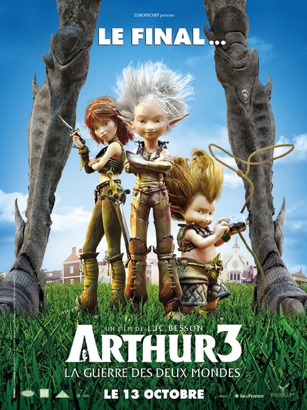 亚瑟3：终极对决 Arthur et la guerre des deux mondes [2010][动画 / 家庭 / 奇幻 / 冒险][法国]